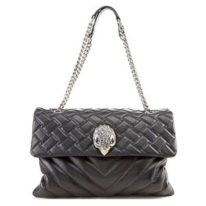 Black Kurt Geiger XXL Leather Kensington Bag